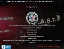 Tablet Screenshot of fastsecurityfresno.com